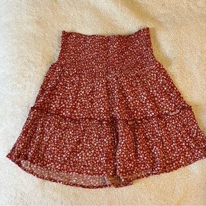 Hippie Rose Floral Skirt